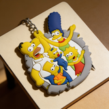 PVC Keychain - The Simpsons - Family Group