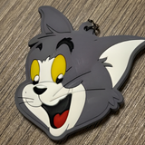 PVC Keychain - Tom and Jerry - Tom Cat Face