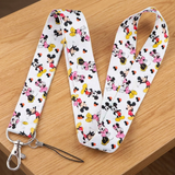 Lanyard - Disney Mickey & Friends - Mickey And Minnie Mouse On White