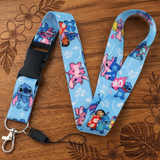 Lanyard - Lilo & Stitch - Stitch And Angel On Light Blue