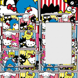 ID Card Badge Holder - Sanrio - Characters In A Colorful Grid