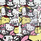 ID Card Badge Holder - Sanrio - Characters Collage On Yellow