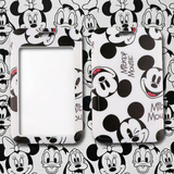 ID Card Badge Holder - Mickey Mouse & Friends - Black And White Mickey Mouse Faces
