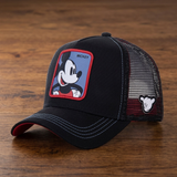 Baseball Cap - Mickey Mouse & Friends - Mickey Mouse Black Red Frame Color Patch