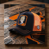 Baseball Cap - Dragon Ball - Super Saiyan Goku Orange Mesh