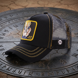 Baseball Cap - Dragon Ball - Majin Vegeta Black Gold Stitch Trucker