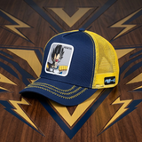 Baseball Cap - Dragon Ball - Vegeta Navy and Yellow Mesh