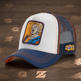 Baseball Cap - Dragon Ball - Vegito White Crown Navy Brim