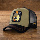 Baseball Cap - Looney Tunes - Marvin The Martian Olive Black Brim Trucker