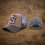 Baseball Cap - Looney Tunes - Tasmanian Devil Tan Grey Mesh Trucker