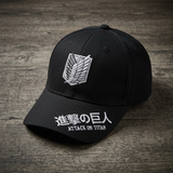 Baseball Cap - Attack on Titan - Survey Corps Wings With Kanji Brim