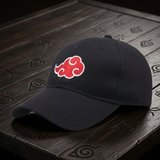 Baseball Cap - Naruto - Akatsuki Red Cloud Black