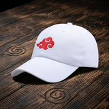Baseball Cap - Naruto - Akatsuki Red Cloud White