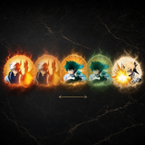 3D Lenticular Sticker - My Hero Academia - Todoroki, Midoriya & Bakugo