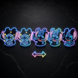 3D Lenticular Sticker - Lilo & Stitch - Stitch Expressive Poses