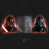 3D Lenticular Sticker - Star Wars - Darth Vader Lightsaber