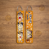 Embroidery Keychain - Pokémon - Meowth