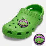 Crocs Charm - Teenage Mutant Ninja Turtles - Donatello Turtle Face With Purple Mask