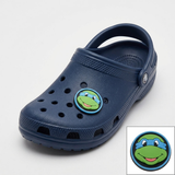 Crocs Charm - Teenage Mutant Ninja Turtles - Leonardo Turtle Face With Blue Mask In Circle