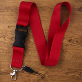 Lanyard - Solid Red Lanyard (2)