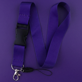 Lanyard - Solid Purple