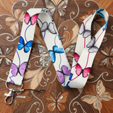 Lanyard - Butterflies and Swirls