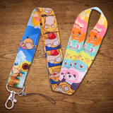 Lanyard - Pokémon - Pokemon (Psyduck, Charmander, Squirtle, Bulbasaur, Jigglypuff, Snorlax, Pikachu, Eevee, Red Panda)
