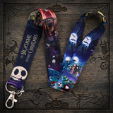 Lanyard - The Nightmare Before Christmas - Jack Skellington, Sally, Zero, Oogie Boogie, Lock, Shock, and Barrel