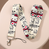 Lanyard - Hello Kitty - Hello Kitty with Hearts and "Hello" Text