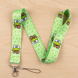 Lanyard - Sanrio - Keroppi with Red and White Striped Shirt