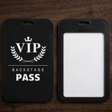 ID Card Badge Holder - VIP Backstage Pass