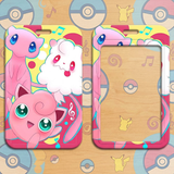 ID Card Badge Holder - Pokémon - Pokemon Characters (Mew, Slurpuff, Jigglypuff)