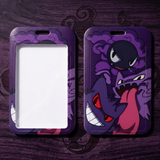ID Card Badge Holder - Pokémon - Gengar, Haunter, and Gastly (Ghost-type Pokémon)