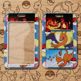 ID Card Badge Holder - Pokémon - Charizard and Charmander