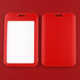 ID Card Badge Holder - Solid Red