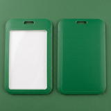ID Card Badge Holder - Solid Green