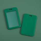 ID Card Badge Holder - Solid Green
