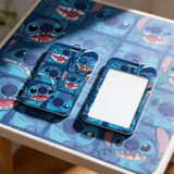 ID Card Badge Holder - Lilo & Stitch (Disney) - Blue Expression Grid Panels