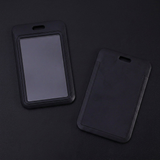 ID Card Badge Holder - Solid Black