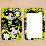 ID Card Badge Holder - Powerpuff Girls - Peeking Buttercup and Large Surprised Buttercup