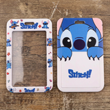 ID Card Badge Holder - Lilo & Stitch (Disney) - White Border Peeking Stitch