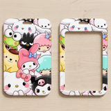 ID Card Badge Holder - Sanrio - Characters Group White Background Twin Stars Keroppi