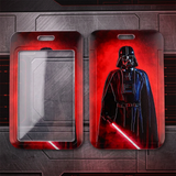 ID Card Badge Holder - Star Wars - Darth Vader Full Body Red Saber Smoky Red Portrait