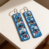 Embroidery Keychain - Lilo & Stitch - Stitch (Poses Collage)