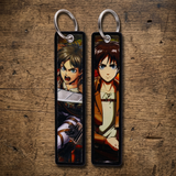 Embroidery Keychain - Attack on Titan - Eren Yeager (Uniform)