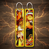 Embroidery Keychain - Demon Slayer - Zenitsu Agatsuma (Thunder Breathing)