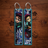 Embroidery Keychain - Demon Slayer - Tanjiro Kamado (Chibi)