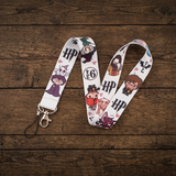 Lanyard - Harry Potter - Chibi (Harry, Ron, Hermione, Dumbledore, Snape, Draco, Dobby, Voldemort)
