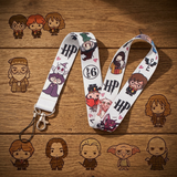 Lanyard - Harry Potter - Chibi (Harry, Ron, Hermione, Dumbledore, Snape, Draco, Dobby, Voldemort)