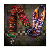 Lanyard - Five Nights at Freddy's - Characters (Colorful Animatronics Pattern)
